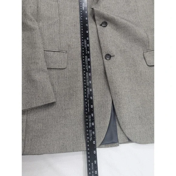 Jos. A. Bank Signature Blazer Sport Coat‎ Suit Jacket Silk LambsWool 44L 48" EUC - Picture 10 of 14